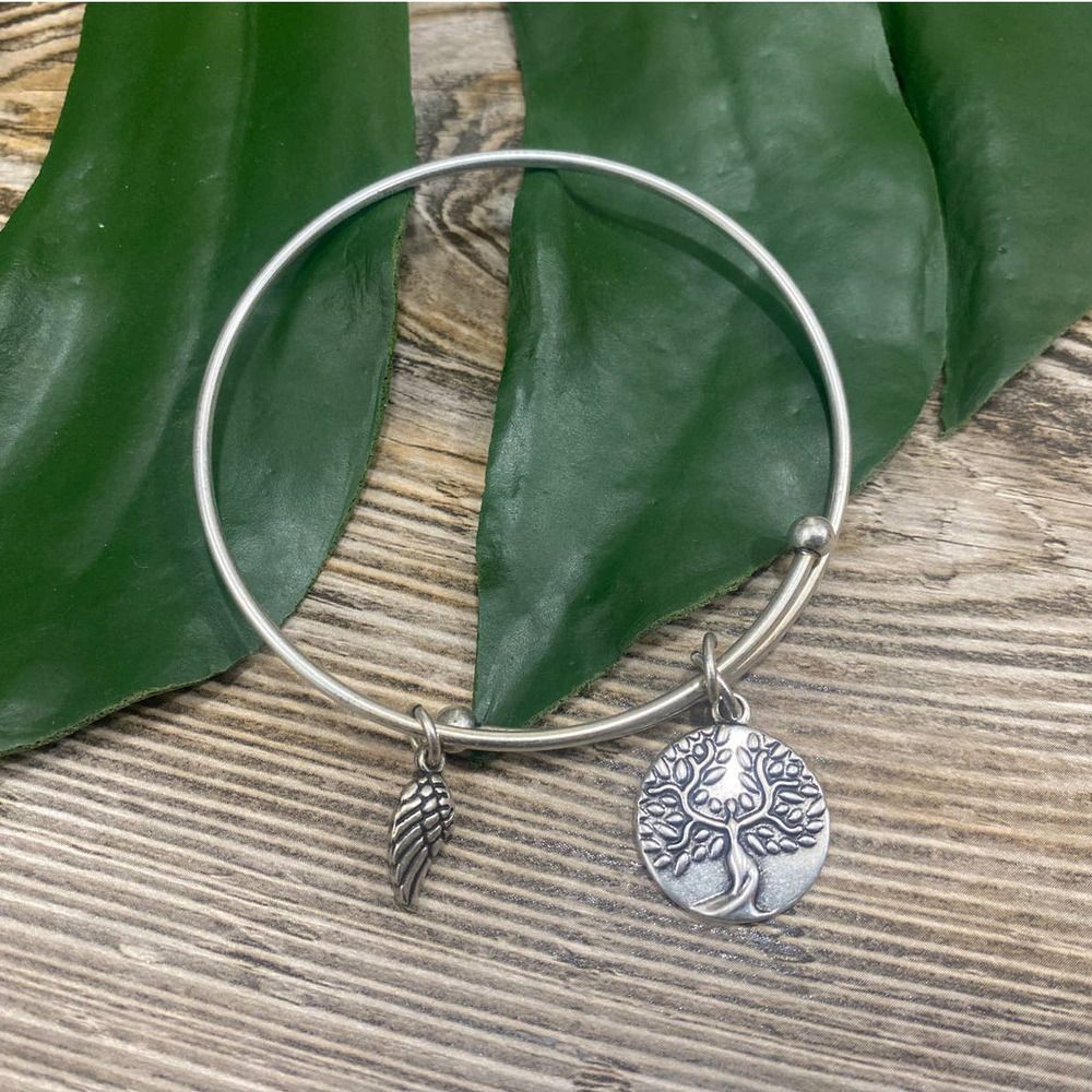 Earth Angel Silver Tree Of Life Bracelet